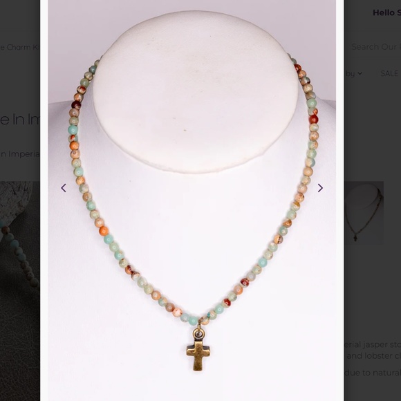 Jewelry - Bohemian “ Kara “ Boho Beaded Necklace with Round Bronze Pendant R2A